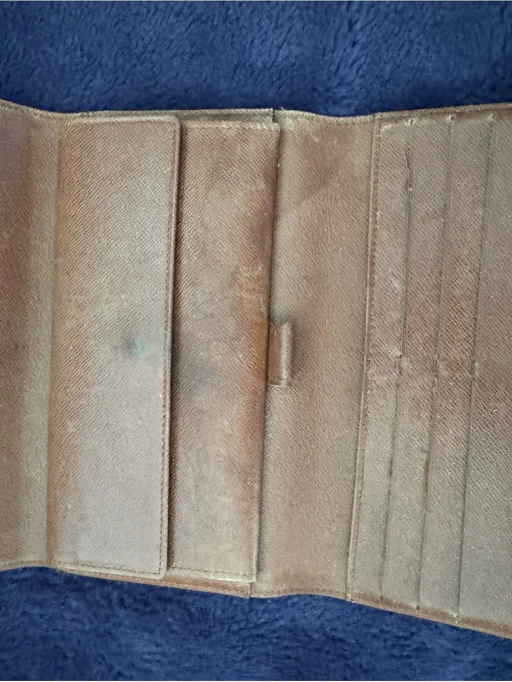 Authentic 1996 Louis Vuitton Brown Monogram Continental Wallet